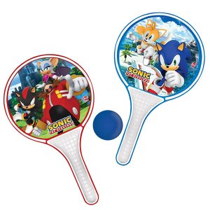 Kit Raquete com Bolinha Frescobol Sonic Lider Brinquedos