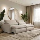 Ver imagem 1 de Atenassofá Cama Retrátil e Reclinável Tecido