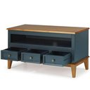 Ver imagem 2 de Rack Detroit 3 Gavetas Cor Azul Petróleo 114cm - 67903