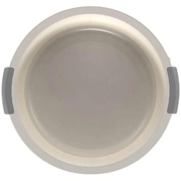 Kit 8 Bacias Flow ou 5l Bege com Pega Ergonômica Lavanderia Cozinha Limpeza - 2