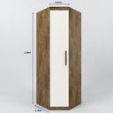 Ver imagem 3 de Guarda-Roupa de Canto Cancun 