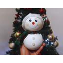 Ver imagem 2 de Decoração Casa Festa Natal Boneco Das Neves em Cerâmica:verde Xadrez