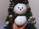 Ver imagem 2 de Decoração Casa Festa Natal Boneco Das Neves em Cerâmica:verde Xadrez
