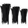 Abraçadeira Nylon Preta Enforca Gato 100 Un 4,8 X 100mm + 100 Un 4,8 X 200mm + 100 Un 4,8 X 300mm - 1