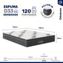 Ver imagem 4 de Colchão de Espuma D33 Ortobom Airtech Ortopillow 100 Queen 158cm