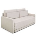 Ver imagem 1 de Sofá-cama 3 Lugares Mh-1606 Herval 176 Cm Colchão Casal Linho Bege C1