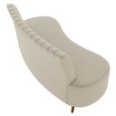 Ver imagem 7 de Sofá 2 Lugares para Sala Living 135cm Pés Palito Tamar K04 Veludo Bege - Mpozenato