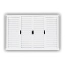 Ver imagem 1 de Janela Veneziana Aço 6 Folhas MGM Minas Sul 120x150cm