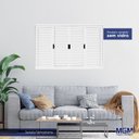 Ver imagem 2 de Janela Veneziana Aço 6 Folhas MGM Minas Sul 120x150cm