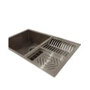 Ver imagem 5 de Cuba Calha Gourmet Pia Aço Inox 304  Cozinha Profissional 90x40Cm Cozix