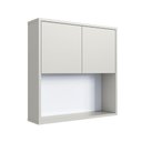 Ver imagem 2 de Gabinete Banheiro Suspenso 2 Portas 60cm Budapest Arenas - Art In Móveis