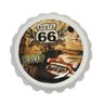 Abridor de Garrafas Route 66 Retrô Branco com Imã Presente Mais que Presente - 1