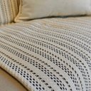 Ver imagem 4 de Manta Decorativa Tear Artesanal Prisma Listrada Gaia 1,20 X 2,00