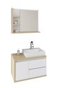 Ver imagem 2 de Conjunto de Banheiro Berton Marselha 0,80cm Br/nude