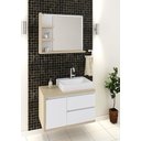 Ver imagem 1 de Conjunto de Banheiro Berton Marselha 0,80cm Br/nude