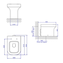 Ver imagem 2 de Bacia Convencional Piano Ebano Fosco P.33.94