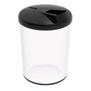 Ver imagem 2 de Kit 6 Porta Farofa Temperos Farinheira com Tampa 400ml Transparente Crippa Condimentos