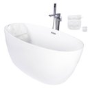 Ver imagem 5 de Kit Banheira Imersao Freestanding Luxo 1.50m C/ Mist Cromado