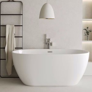 Kit Banheira Imersao Freestanding Luxo 1.50m C/ Mist Cromado