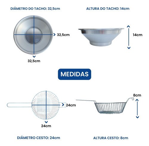 Fritadeira Industrial Elétrica Tacho 5 Litros com Tampa - 5