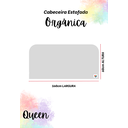 Ver imagem 4 de Cabeceira Estofada Queen Orgânica Não É Segredo Esmeralda Marrom 160x60