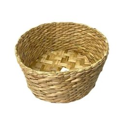 Cesto Vaso Plantas Taboa Baixo Redondo Decoração Ref 1528 - 5