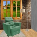 Ver imagem 1 de Poltrona Amamentação E Decoração Veneza Exclusiva Verde - Aguias Decor Home