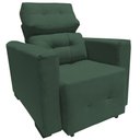 Ver imagem 3 de Poltrona Amamentação E Decoração Veneza Exclusiva Verde - Aguias Decor Home