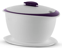 Ver imagem 1 de Tigela Thermo 3,5 Litros Branca e Roxa Tupperware