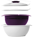 Ver imagem 3 de Tigela Thermo 3,5 Litros Branca e Roxa Tupperware