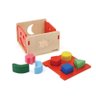 Encaixa na Caixa - Brinquedo Educativo de Madeira Colorido, Pedagógico, de Encaixe para Bebês - Lume - 1