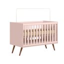 Ver imagem 2 de Quarto Bebe Infantil Q Encanto Berço Vira Cama e Guarda Roupas 3 Portas 2 Gavetas Retrô Qmovi