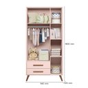 Ver imagem 6 de Quarto Bebe Infantil Q Encanto Berço Vira Cama e Guarda Roupas 3 Portas 2 Gavetas Retrô Qmovi