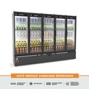 Ver imagem 2 de Auto Serviço Vanguard Resfriados 5 Porta 0 a 7 ºC ASVR5PPB Branco Int. Preto Ext. 220V -
