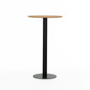 Ver imagem 1 de Mesa Bistro Fantian 60 cm X 107 cm Alta Preta