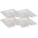 Ver imagem 2 de Kit 24 Tampas para Cuba 1/6 Policarbonato com Abertura para Colher Sb