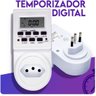 Timer Temporizador Digital Programável Liga Desliga Bivolt 20 Programações - 1