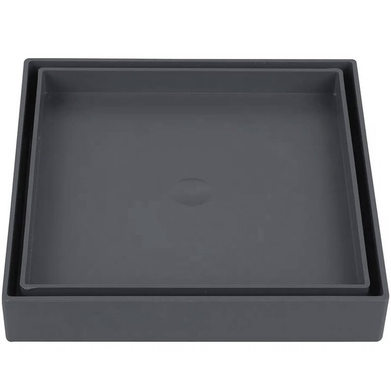 Ralo de Banheiro Astra Cinza Oculto Anti-Inseto Quadrado 11,5x11,5cm Plástico Ralo de Banheiro Astra Cinza Oculto Anti-Inseto Quadrado 11,5x11,5cm Plástico