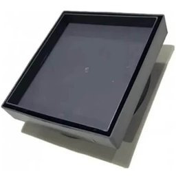 Ralo de Banheiro Astra Cinza Oculto Anti-Inseto Quadrado 11,5x11,5cm Plástico - 4