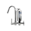 Ver imagem 4 de Torneira Cozinha Filtro Purificante Parede Bica Móvel Alavanca Cromado Abs Luxo