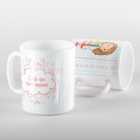 Caneca Professores Gente que Ama Ensiar Professora