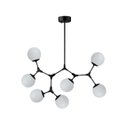 Ver imagem 1 de Pendente Moderno Jabuticaba 7 Globos Mesa Bancada Gourmet - Preto