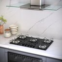 Ver imagem 5 de Fogão Cooktop Fogatti Ori 5 Bocas Vidro Preto Bivolt