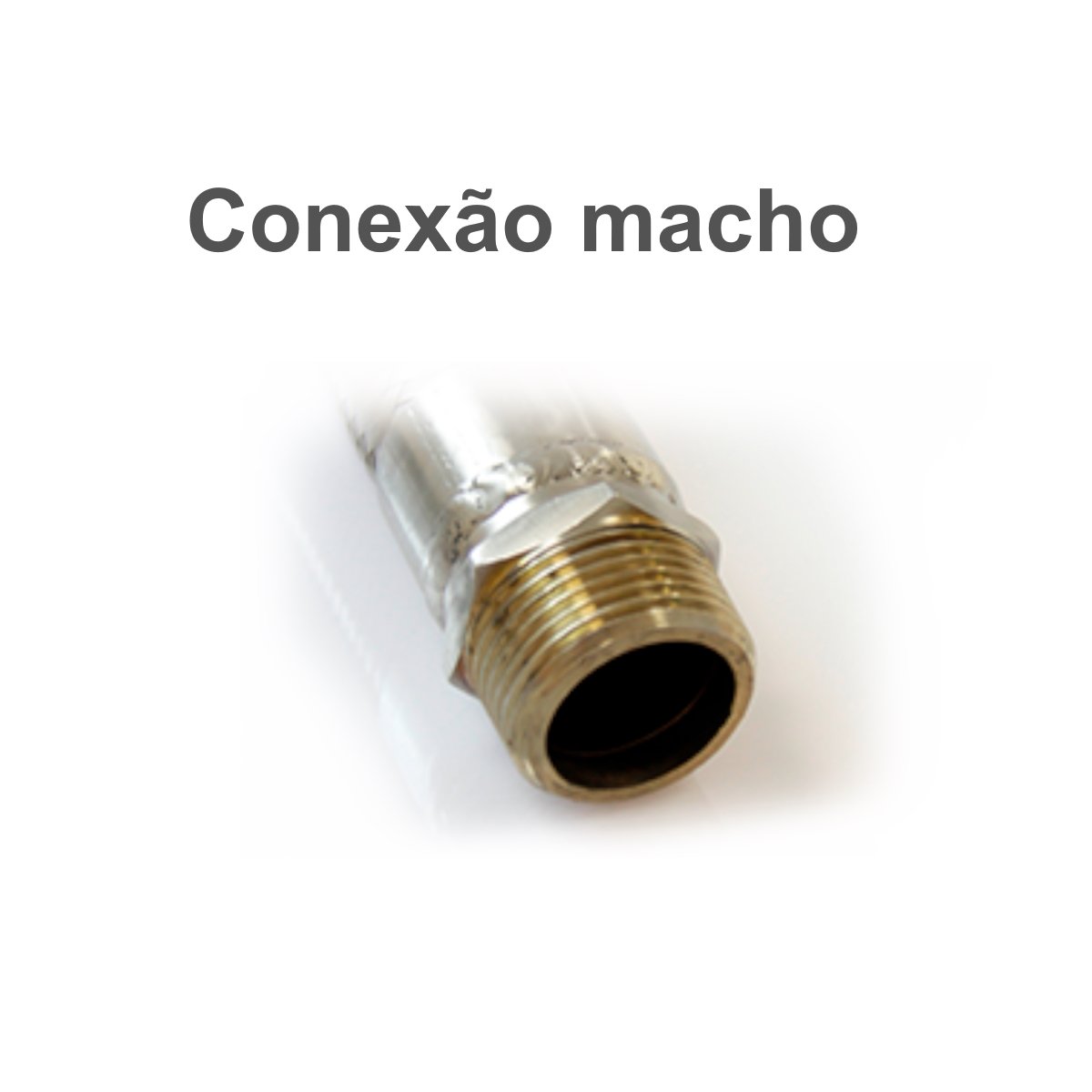 Flexível Aço Inox 304 Komeco 1'' 1 Metro - 4