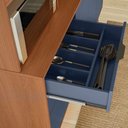 Ver imagem 3 de Cozinha Completa Compacta 8 Portas 2 Gavetas Viena 1,80m - Jequitba Azul Lord