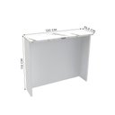 Ver imagem 2 de Bancada Ilha Cozinha Balcão Ph 3068 Ten 120cm Freijo/Grafite - Herval