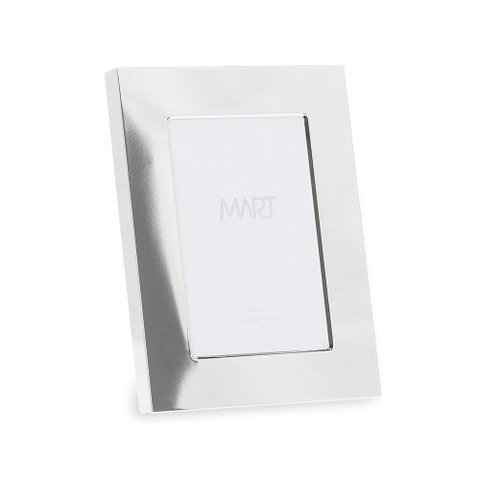 Porta-retratos em Metal Prata 10x15cm Mart