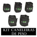Ver imagem 1 de Kit Caneleira De Peso 1kg 2kg 3kg 4kg 5kg Fixa - Preto