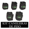 Kit Caneleira De Peso 1kg 2kg 3kg 4kg 5kg Fixa - Preto - 1
