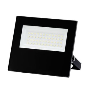 Refletor LED 50W TR Slim 3000k Luz Amarela Bivolt Preto IP65 Taschibra